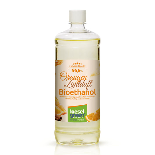 Bioethanol mit Orange / Zimt Duft - 1 Liter